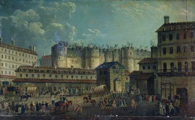 Demolition of the Bastille by Pierre Antoine Demachy